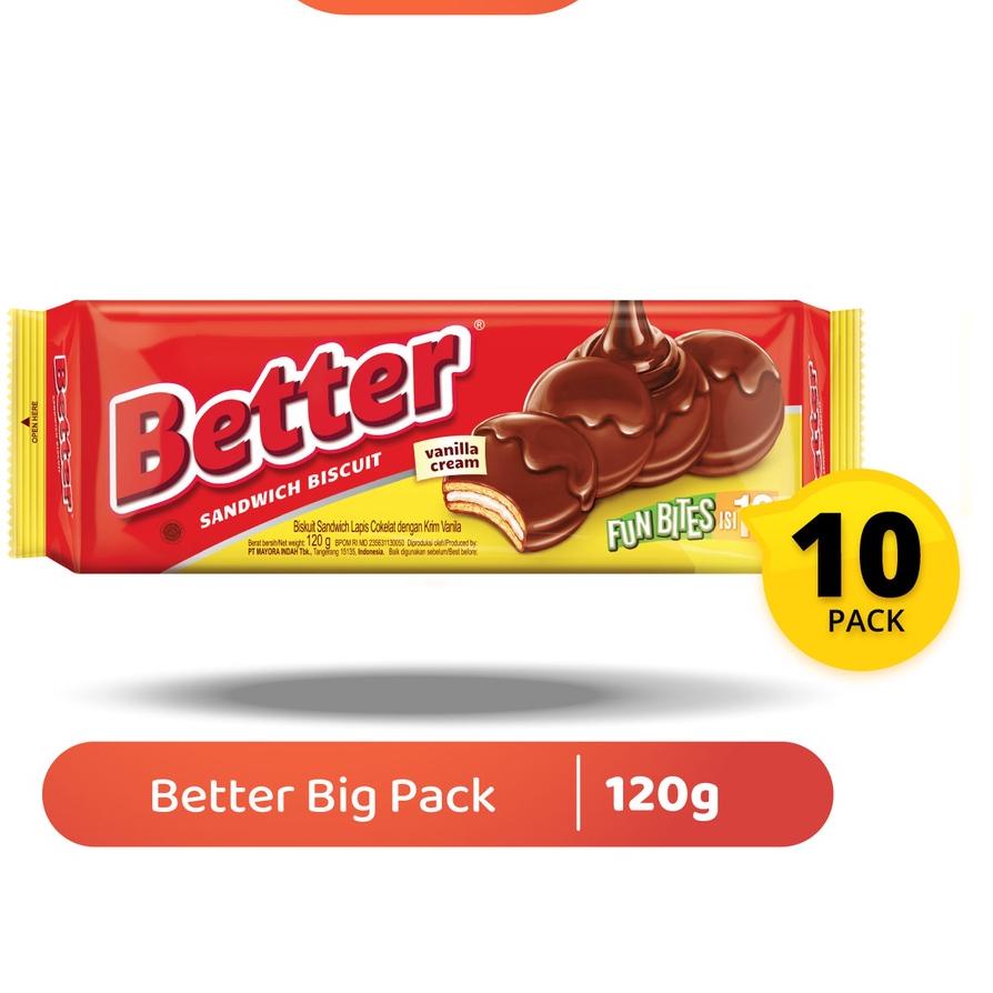 

✨ ⚡ale Better Fun Bites Big Pack 120 Gram paling murah