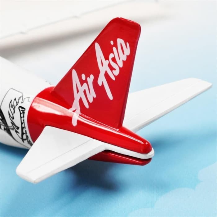 Terlaris MINIATUR DIECAST PESAWAT AIR ASIA AIRLINES PAJANGAN HIASAN PESAWAT Limited!