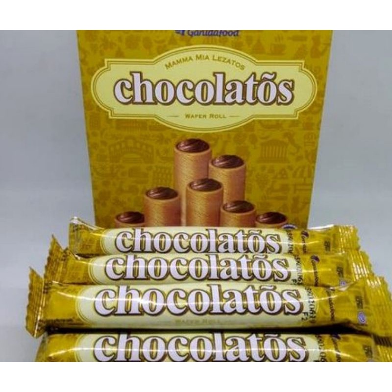 

chocolatos wafer roll cokelat 7g