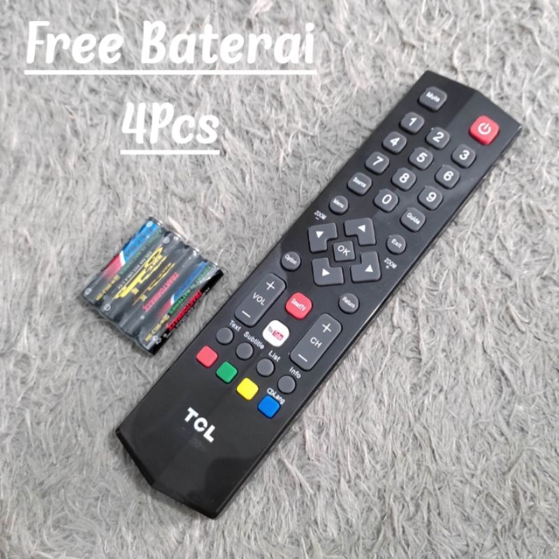 Remote TCL Smart TV Terbaru Dengan Youtube & SmartTV Original 100% New - Remote TCL - Remote TCL Sma
