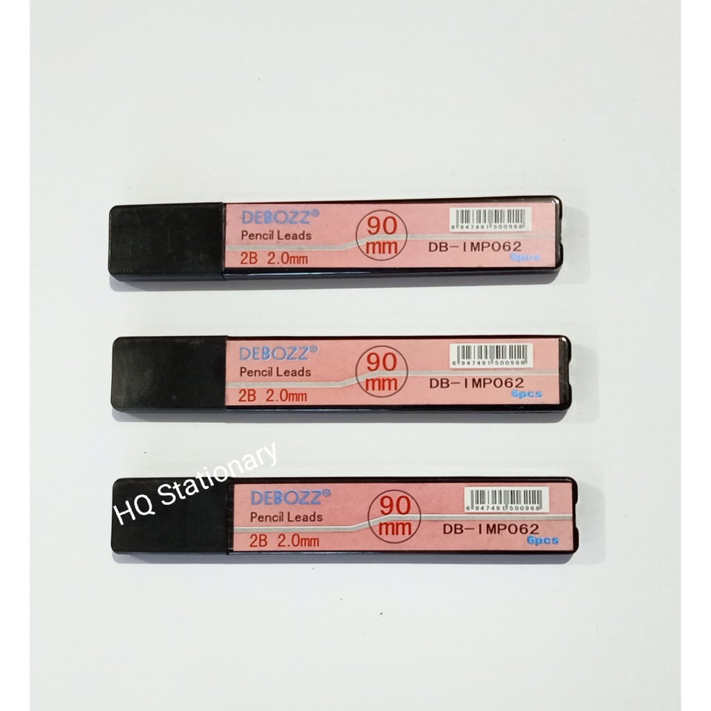 Pencil Leads / Isi Pensil Mekanik DEBOZZ 2B - 2.0 mm