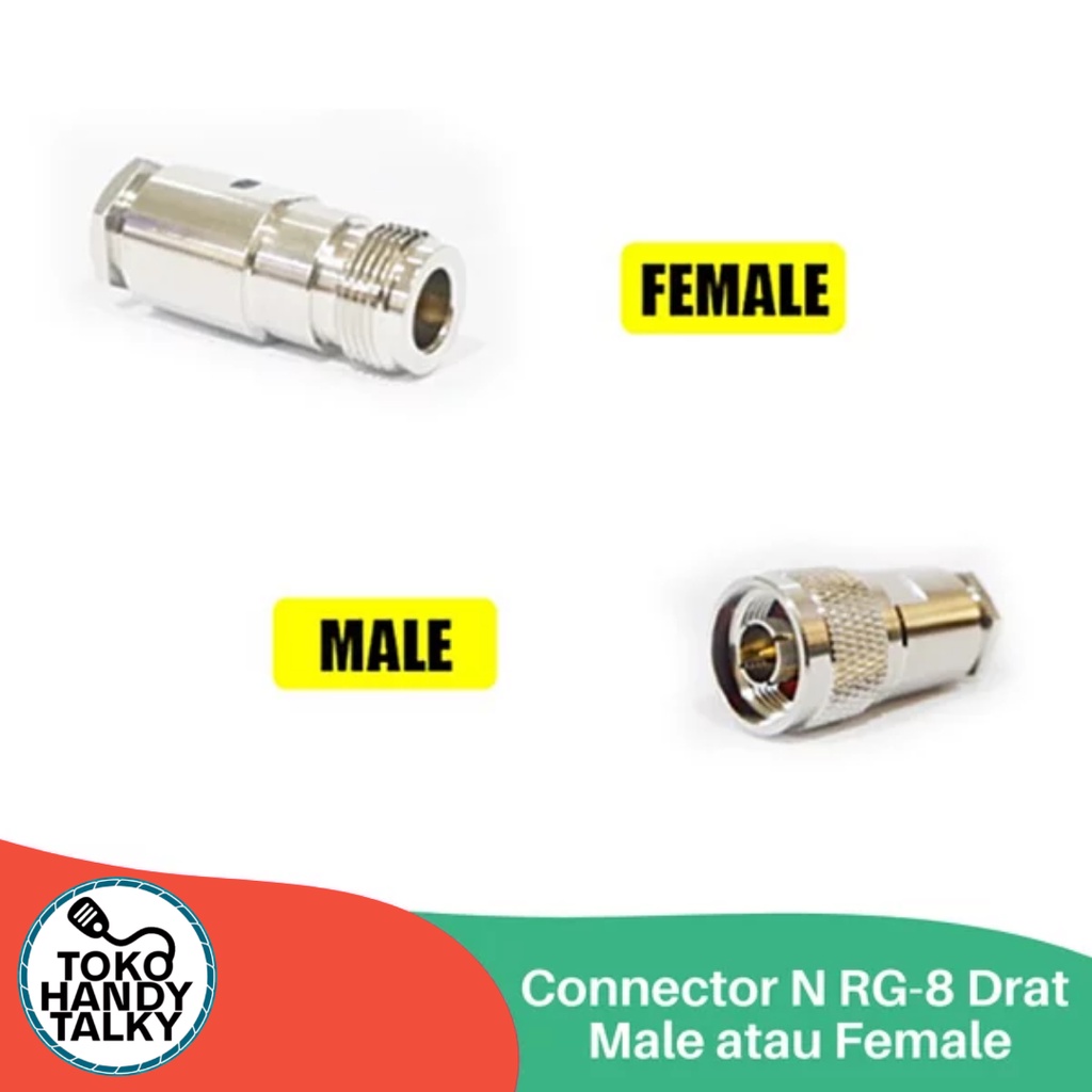 CONNECTOR N RG-8 DRAT NEW