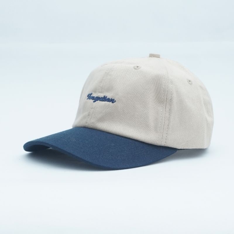 Omidoki Topi Polocaps Cream Navy Imgnt