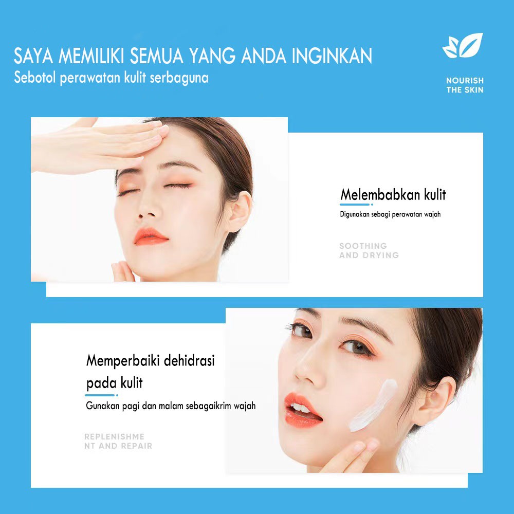 LIFTHENG Hyaluronic Acid Saccharomyce Aloevera Gel pelembab wajah efektif