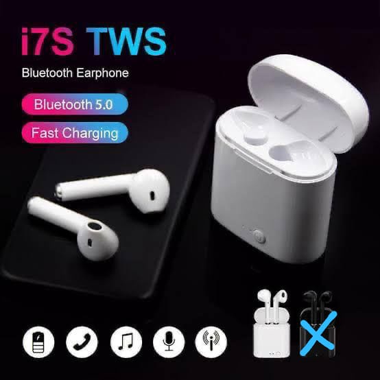 Headset Bluetooth HBQ i7S TWS True Wireless Sport Handsfree Bluetooth