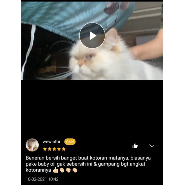 TEAR STAIN REMOVER - ZUZU. Cairan pembersih noda kotoran mata &amp; muka kucing