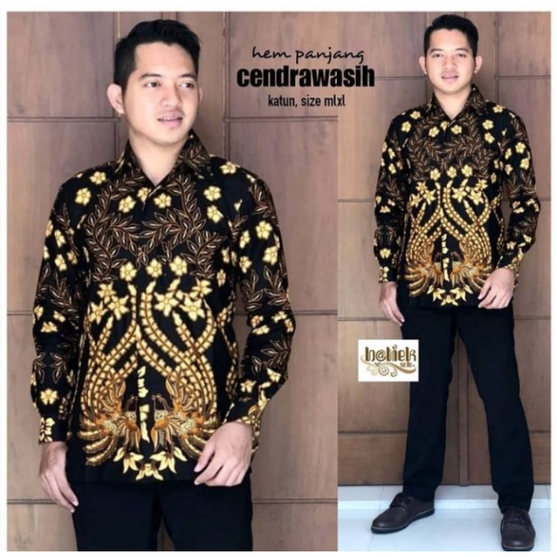 Kemeja Batik Lengan Panjang Kemeja Batik Pria Batik Cowok Batik Berkualitas Seragam Nikah Batik Kantor Batik Termurah Terlaris Batik Pesta Kemeja Pria