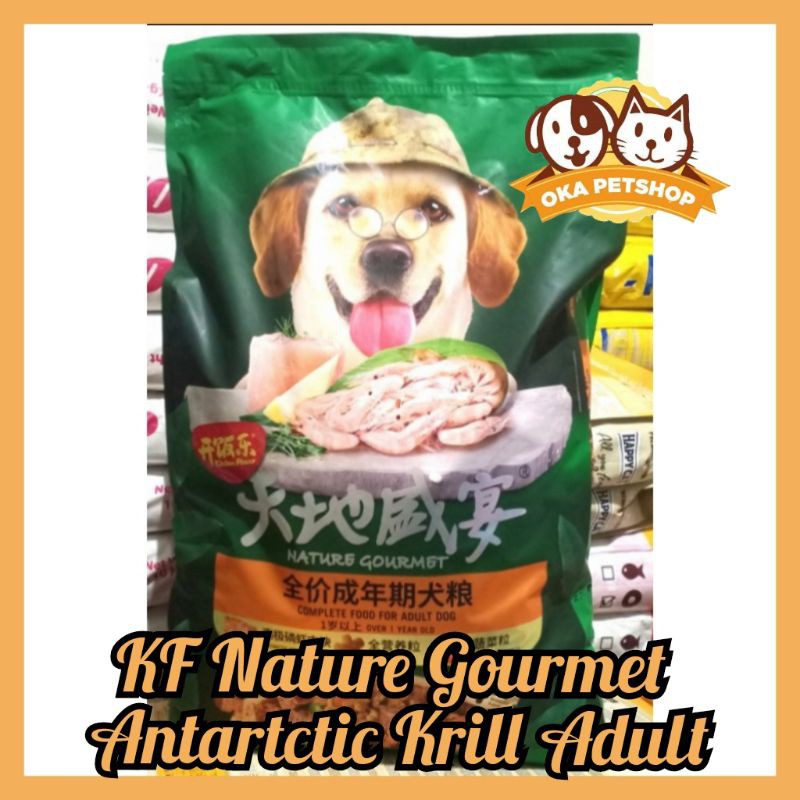 KF Nature Gourmet Antarctic Krill Dog Adult 10kg / Kitchen Flavor Dog (Link Gojek)