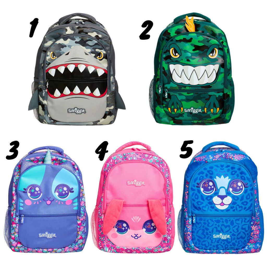 Smiggle Budz Backpack Anak Perempuan Dan Laki Laki Original Tas Ransel ...