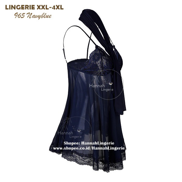 6XL-XL Lingerie JUMBO BIGSIZE 6XL 5XL 4XL 3XL XXL XL Baju Tidur Seksi Lingerie Wanita Marun Biru Kado Pernikahan Isi Seserahan Pengantin 965