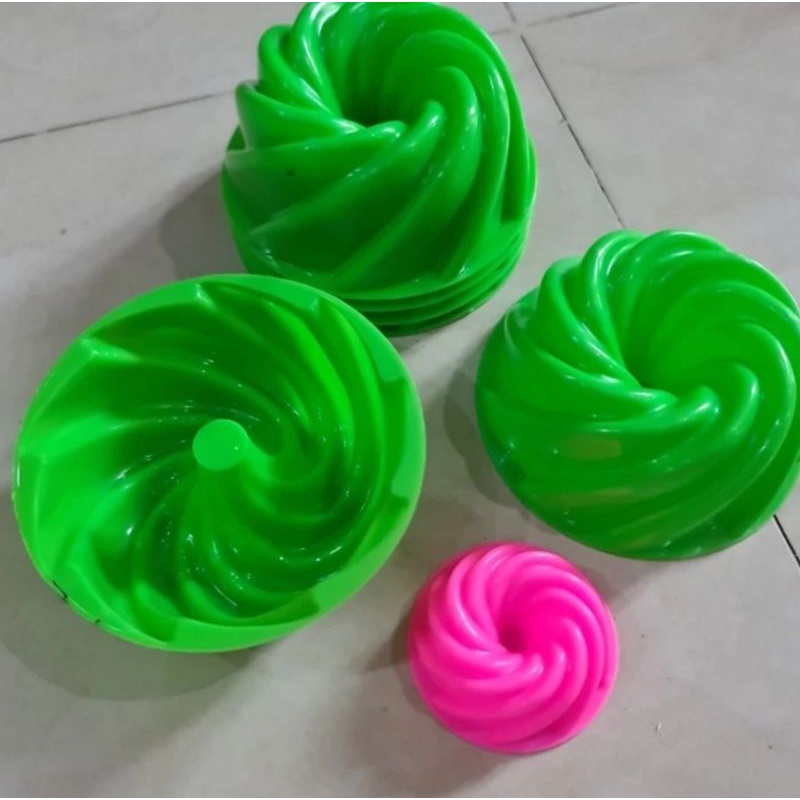 cetakan pudding bento Twister ruby matahari sunflower bougenville  10cm (1pcs)