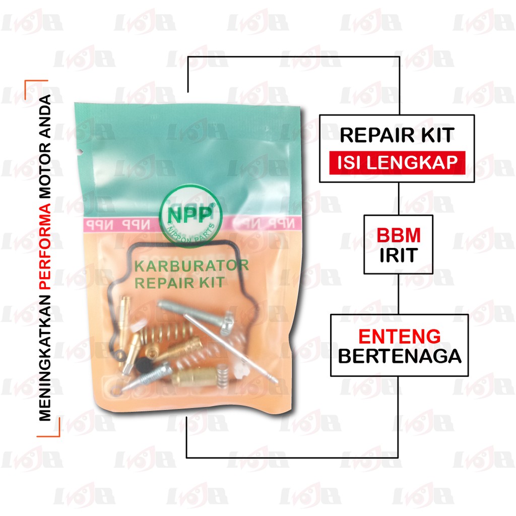 NPP RepairKit Karburator Satria FU F150 Parkit Carbu set Daleman Karbu