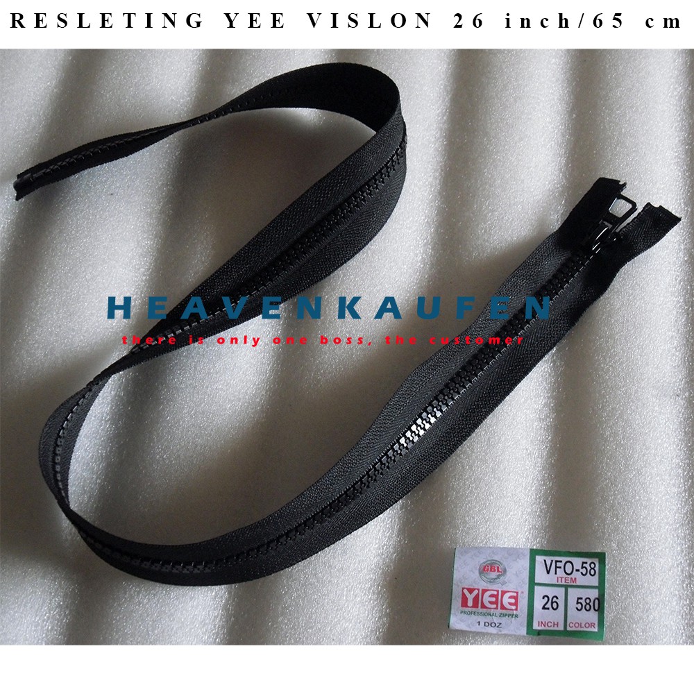 Resleting Vislon Merk YEE Ukuran 26 inch/65 cm