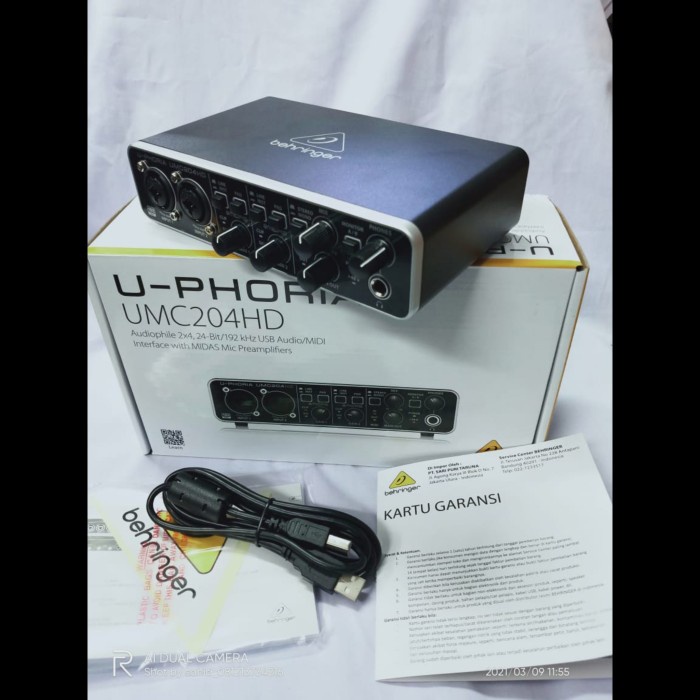 Behringer UMC 204hd /soundcard Behringer