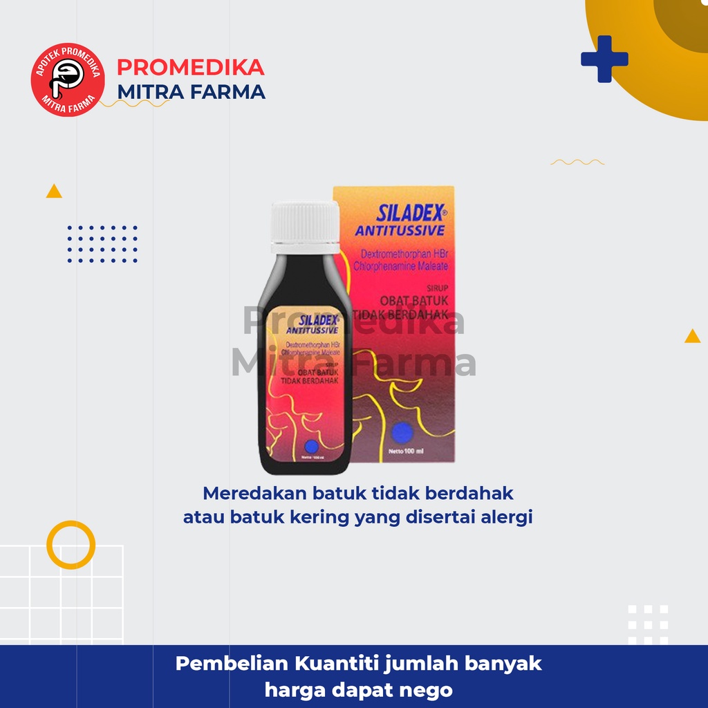 Siladex Antitusive Syr / Botol / Obat Batuk Kering Dewasa