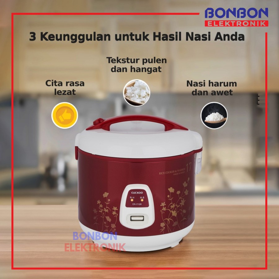 CUCKOO Commercial Mechanical Rice Cooker CR-1713 3L No.1 in Korea