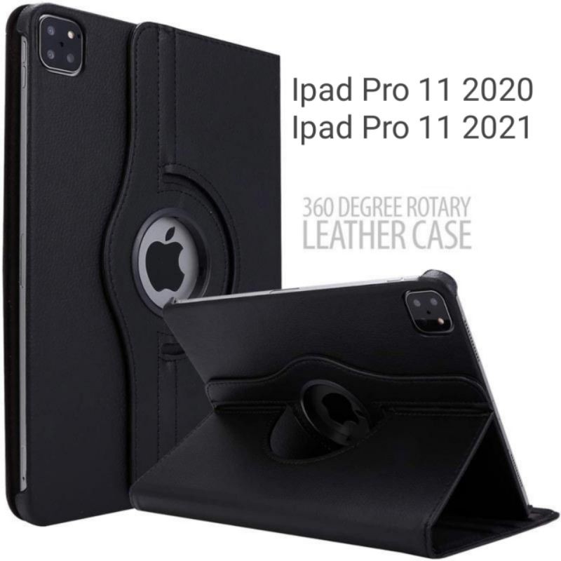 Case Ipad Pro11 Pro 11 2020 2021 2022 Sarung Rotary Leather Case Folio Flip Book Cover Rotary Casing Smart Buku standing Pelindung