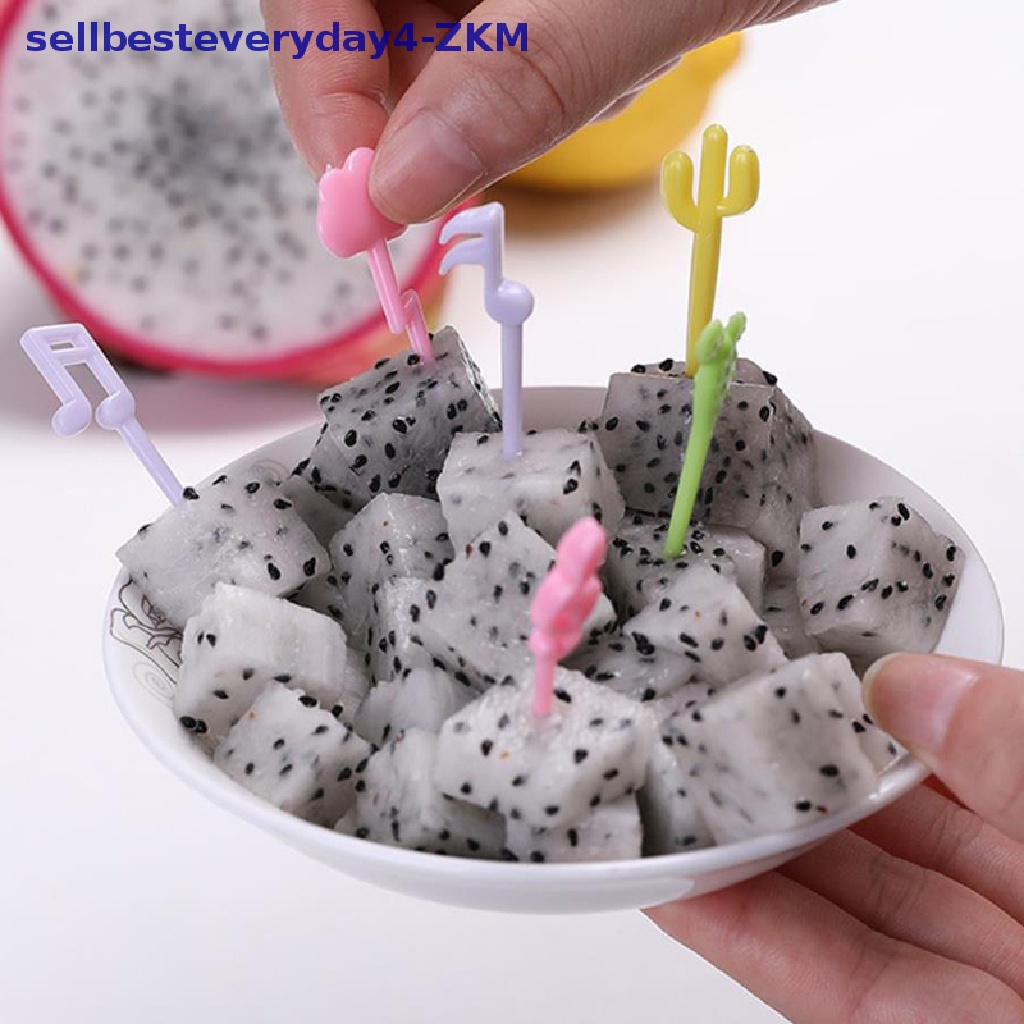 18pcs / Set Garpu Buah / Kue / Dessert Untuk Dekorasi Bento Anak
