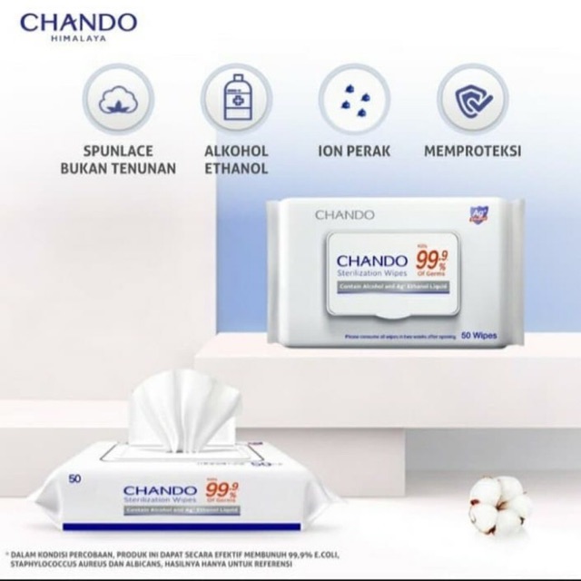TISSUE BASAH CHANDO STERILIZATION WIPES