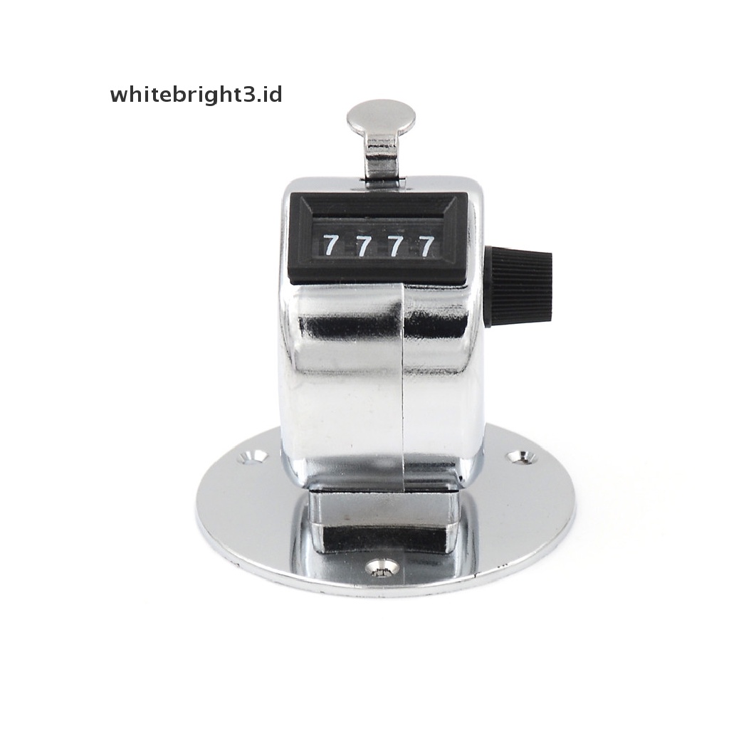 (whitebright3.id) Tally Counter / Alat Hitung Manual 4 Digit