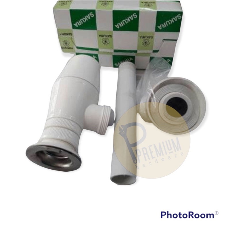 SIFON WASTAFEL PVC SAKURA PEMBUANGAN WASTAFEL