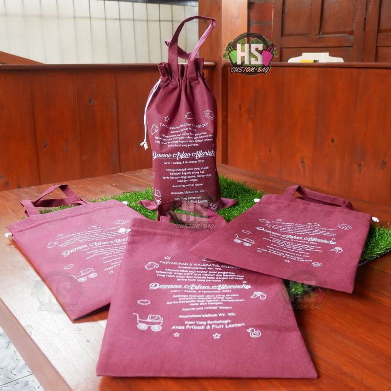 POUCH SERUT CUSTOM, POUCH SERUT, POUCH SPUNBOND