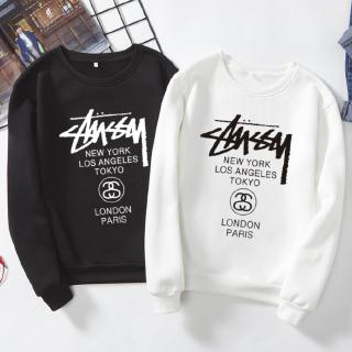  NASA  Sweater Kaos  Lengan Panjang Motif  Print Tulisan Gaya 