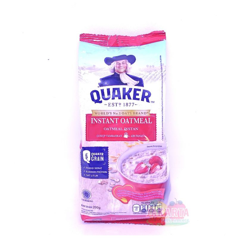 

(SEREAL) QUAKER INSTAN OATMEAL 200G