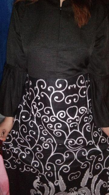 Couple Gamis Gisell Rok Lebar Gisel Couple 070 Gisela Sarimbit Batik Pesta