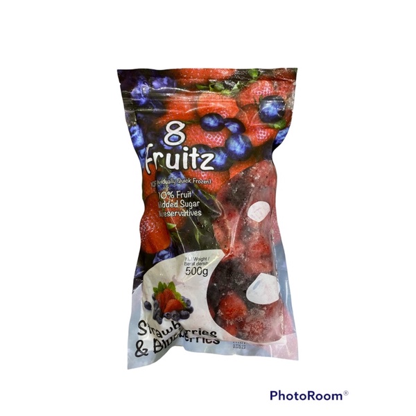 8 Fruitz IQF Frozen Fruit 500gr