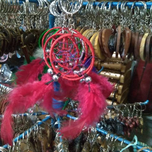 (BISA COD) SATU SET ISI 20 PCS GANTUNGAN KUNCI DREAM CATCHER HARGA MURAH UNIK CANTIK GRATIS ONGKIR