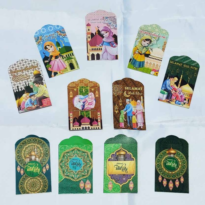 

Amplop Idul Fitri / Angpau Lebaran motif kartun 1 pak ( isi 8 lembar ) Uk 7 x 10.5cm AF-04