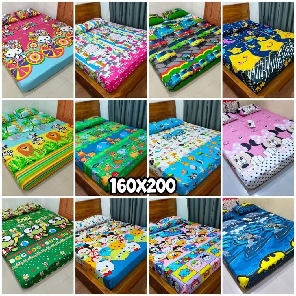 Sprei Home Made 160x200 Katun Random Halus Rapi Adem Tidak Luntur