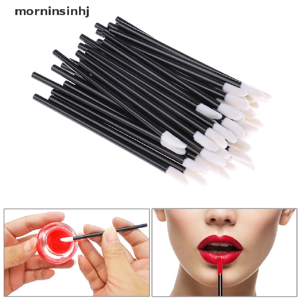 Mornin 100pcs Brush Aplikator Lip Gloss Sekali Pakai