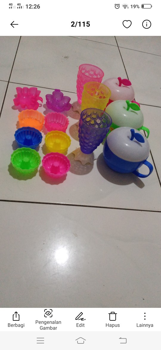 Cetakan Putu Ayu Bulat Bahan Plastik