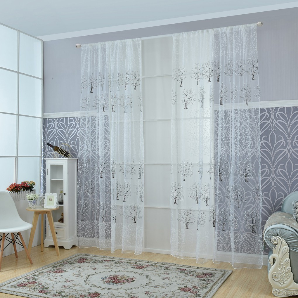 Tirai Jendela Pintu Balkon Bahan Kain Tulle Kelambu Tirai Jendela Pintu Balkon Bahan Kain Tulle Kelambu