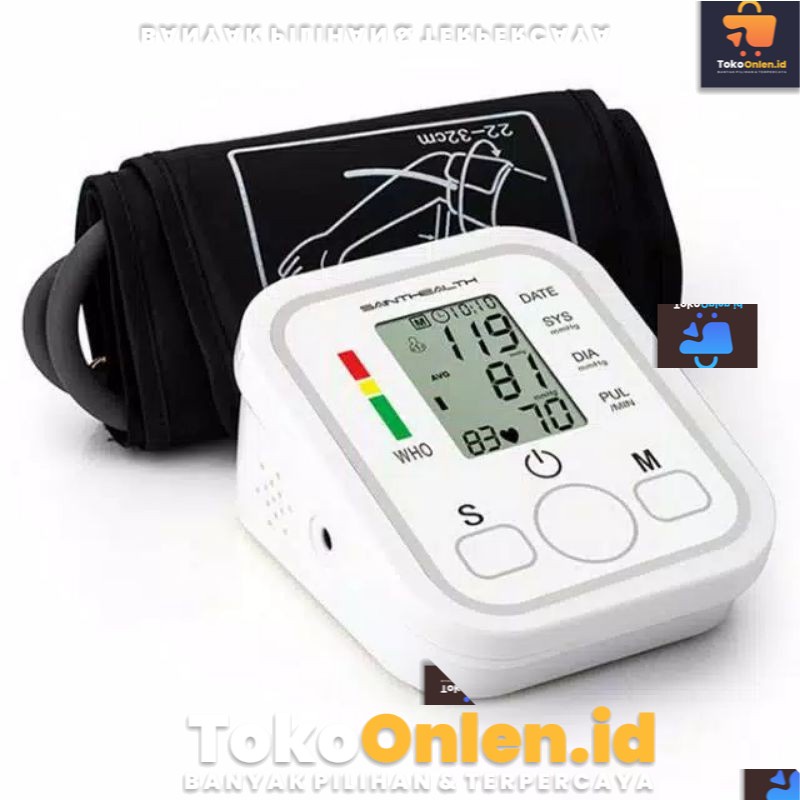 Taffware Pengukur Tekanan Darah Electronic Sphygmomanometer with Voice - ZK-B869
