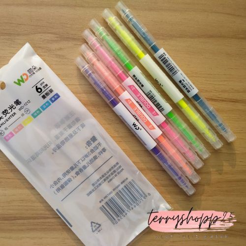 

Stabilo Multi Fungsi Dua sisi 1SET Isi 6pcs Hemat Murah Berkualitas Bisa COD Alat Tulis Terjangkau