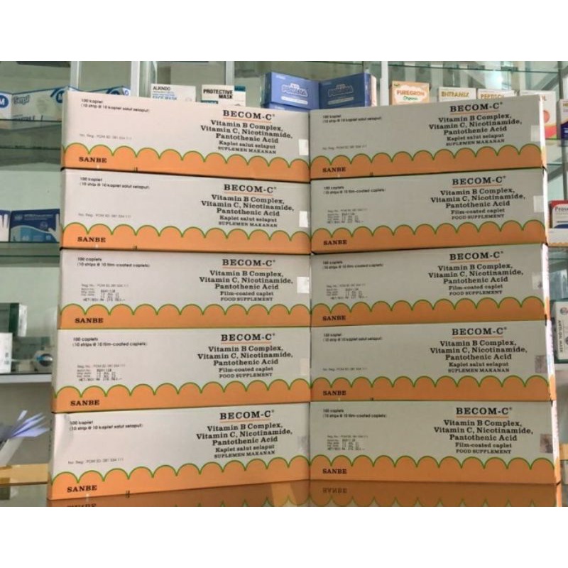 BECOM-C (SANBE Multivitamin) isi 100 Caplet