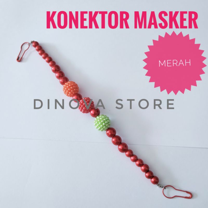 KONEKTOR masker MUTBERI MIX 3WARNA/pengait masker