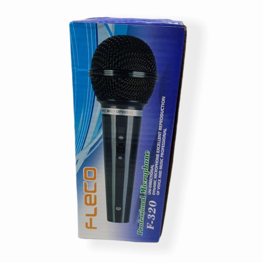 COD MICROPHONE FLECO F-320/MIC KARAOKE/MIC KABEL/MIC FLECO/MIC SPEAKER//MIC MESJID