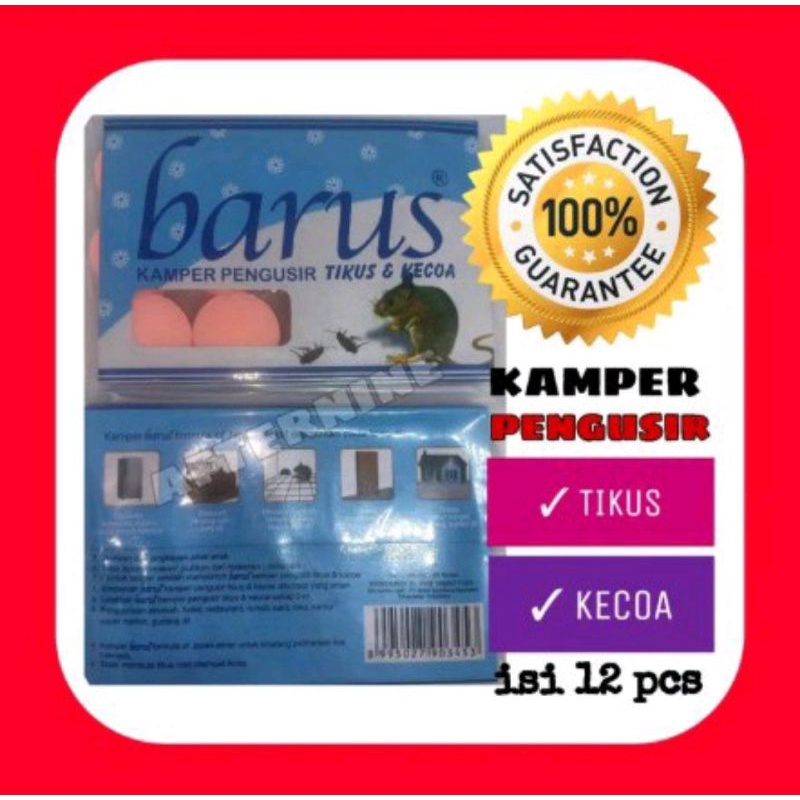 Kamper Tikus / Pengusir Tikus / Kamper Barus / Kamper Kecoa