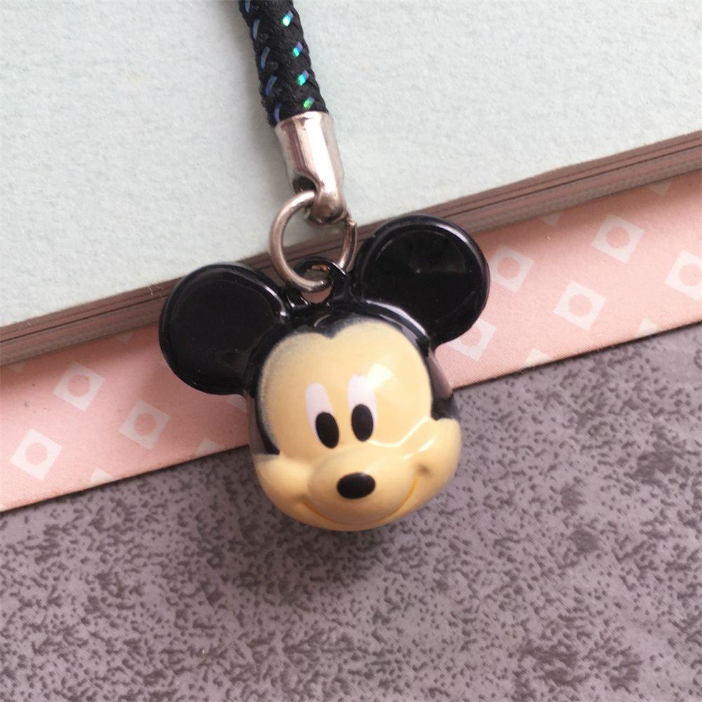 Rebuy Phone Bell Straps Aksesoris Ponsel Pesona Ponsel Pola Kartun Mickey DIY Gantungan Kunci Winnie the Pooh Phone Lanyard