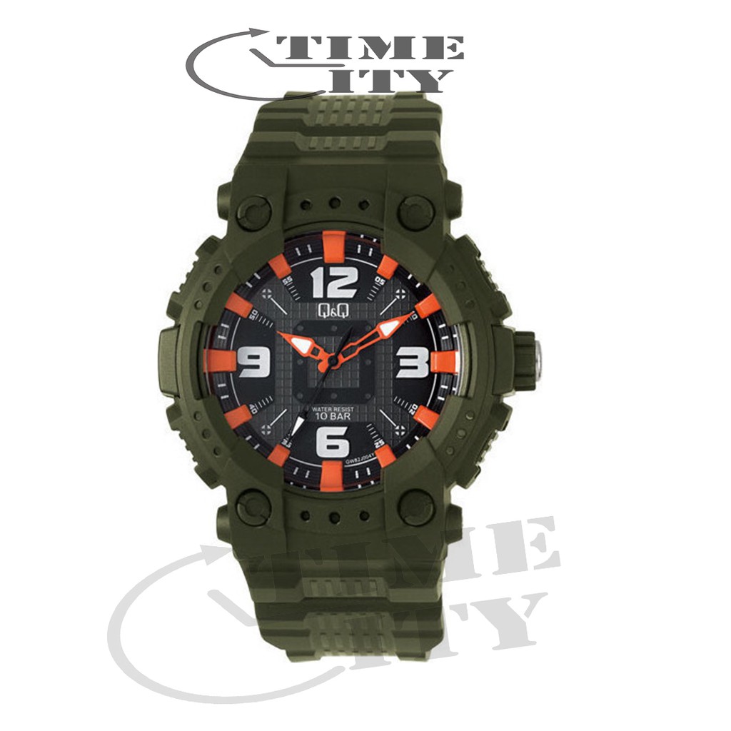 Q&Q ORIGINAL QQ ORI QNQ SERIES GW82 - Sport series ready stock semua Jam Tangan Sporty Army Anti Air