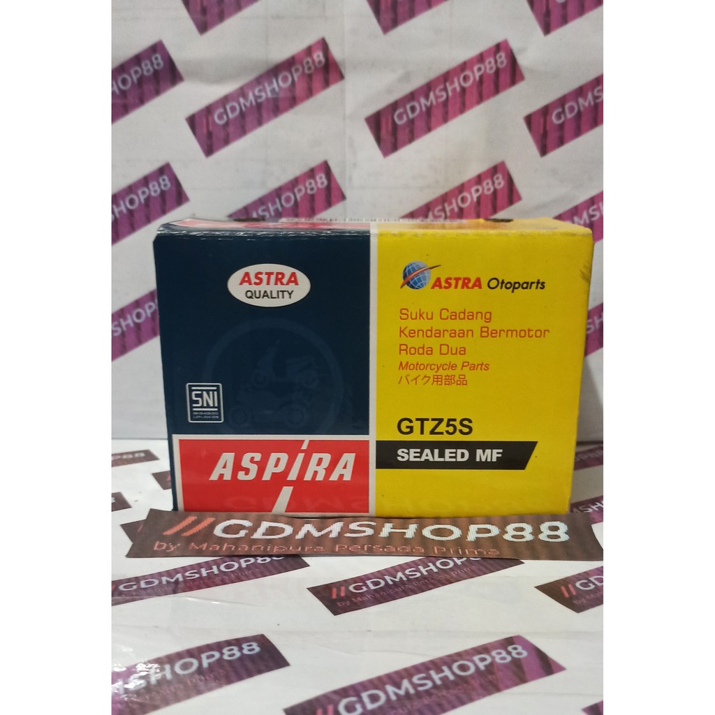 Jual Aki gtz-5s aspira gtz5s mf beat vario scoopy suprax125 karisma mio