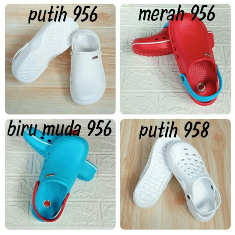 36-40 Sandal Kodok Hema, Sandal Medis Perawat Crocs, Sandal Umroh Haji, Sandal Santai, Sandal Kamar Mandi, Sandal Pabrik