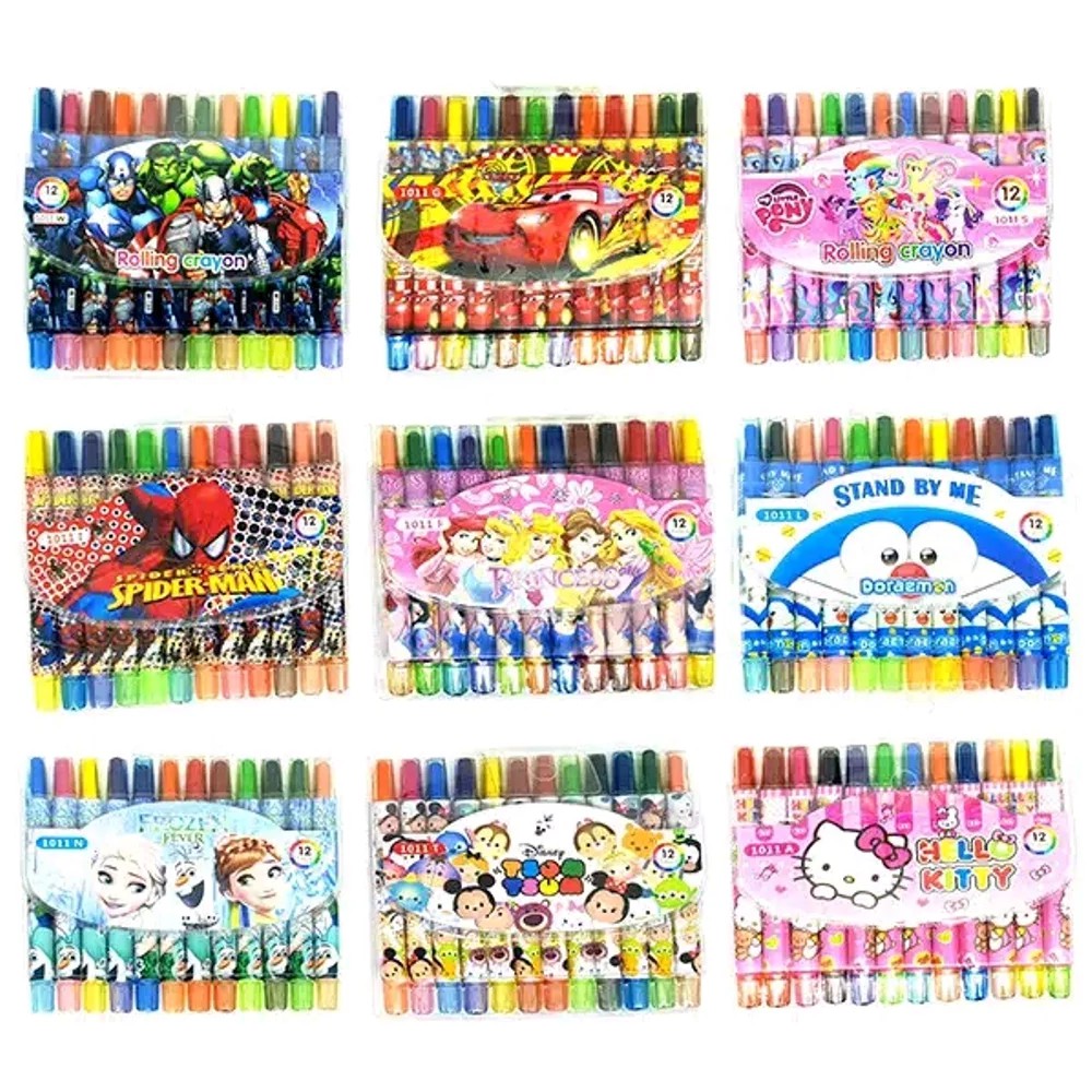 

Crayon Putar Karakter Oil Pastel 12 Warna