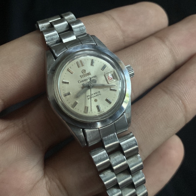 Jam Tangan Wanita Titoni Cosmo Queen Automatic Manual Original bekas