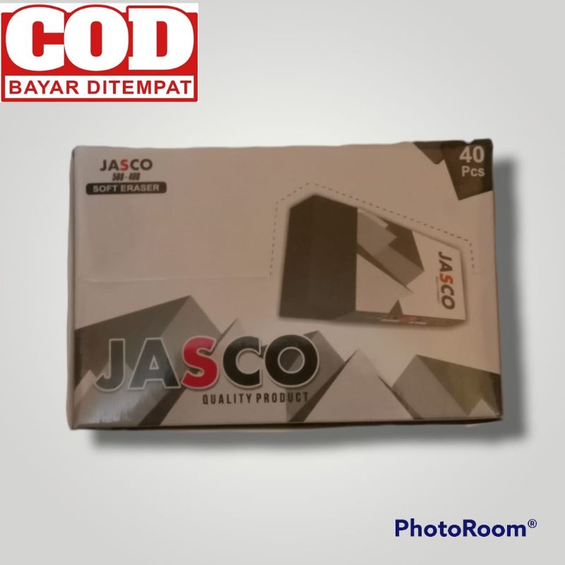 

(COD) PENGHAPUS JASCO BLACK soft eraser quality product(40pcs)