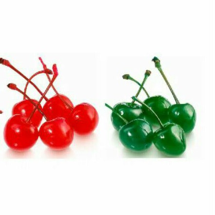 100gr Cerry Tangkai Hiasan Garnish Kue Cherry